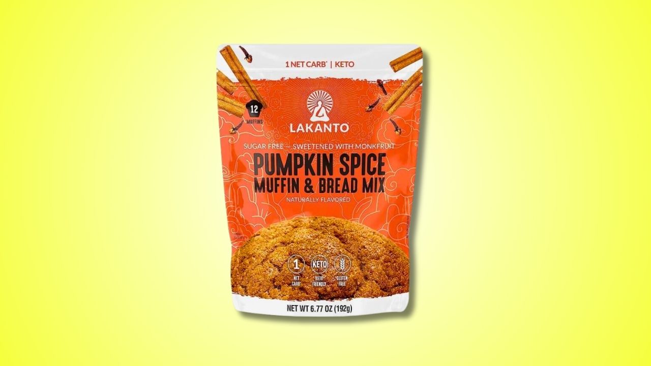 Lakanto Sugar Free Pumpkin Spice Muffin and Bread Mix