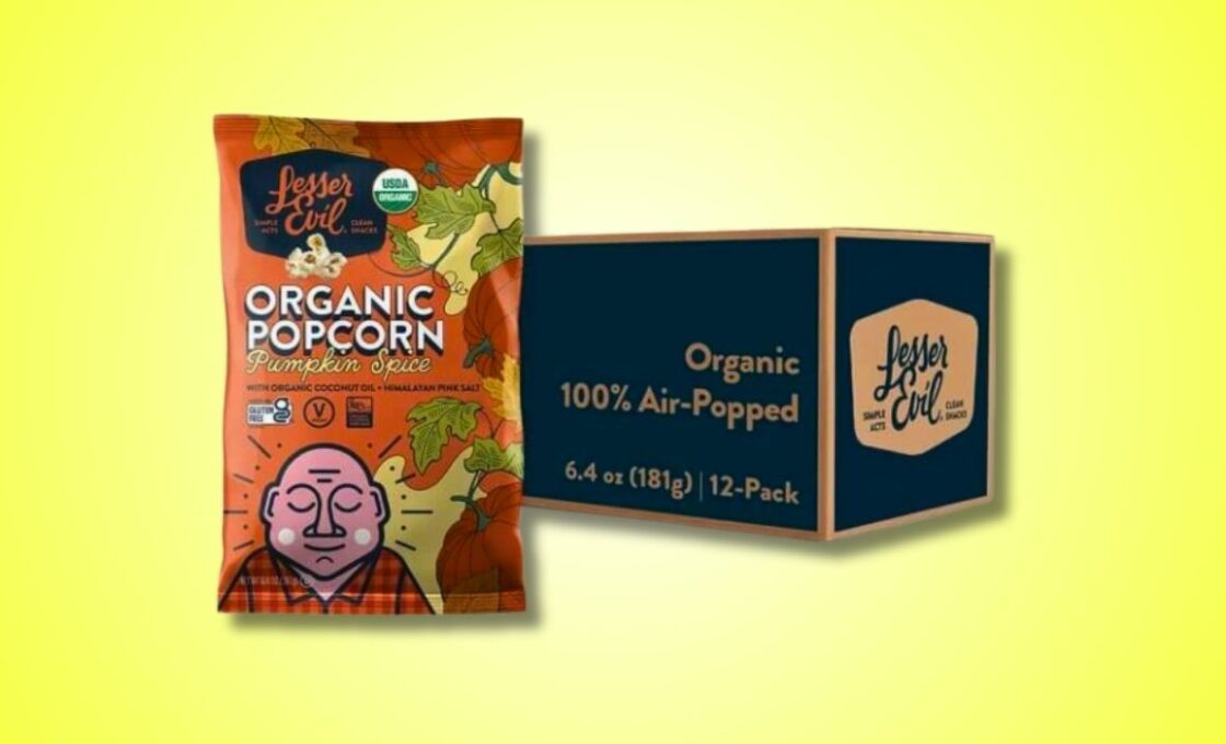 LesserEvil Organic Pumpkin Spice Popcorn