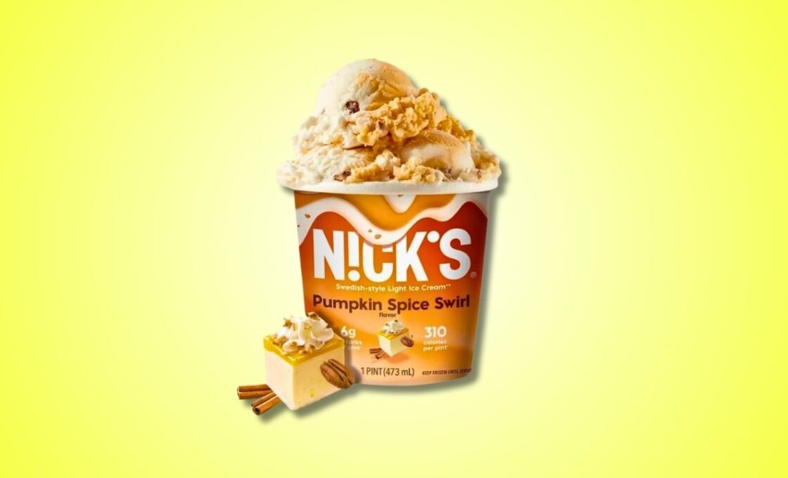 Nick's Pumpkin Spice Swirl Ice Cream