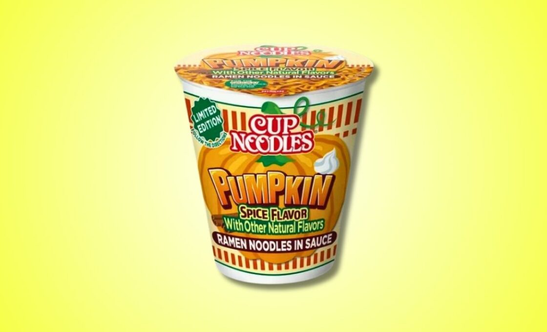 Nissin Cup Noodles Pumpkin Spice Flavored Ramen