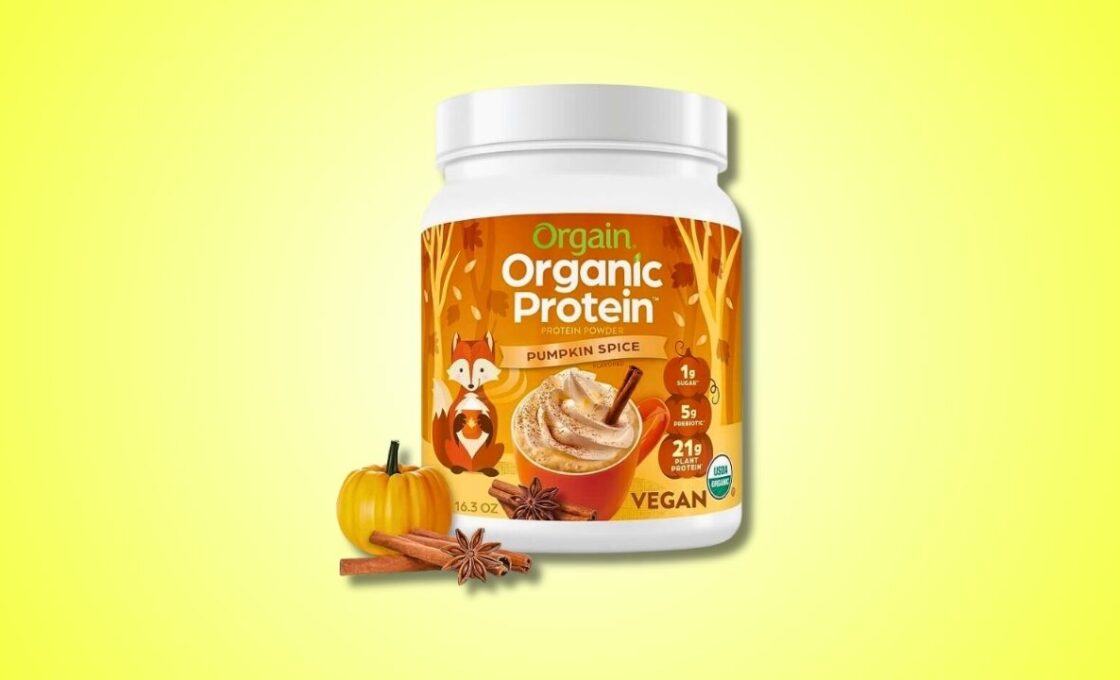 Orgain Organic Pumpkin Spice Vegan Protein Powder