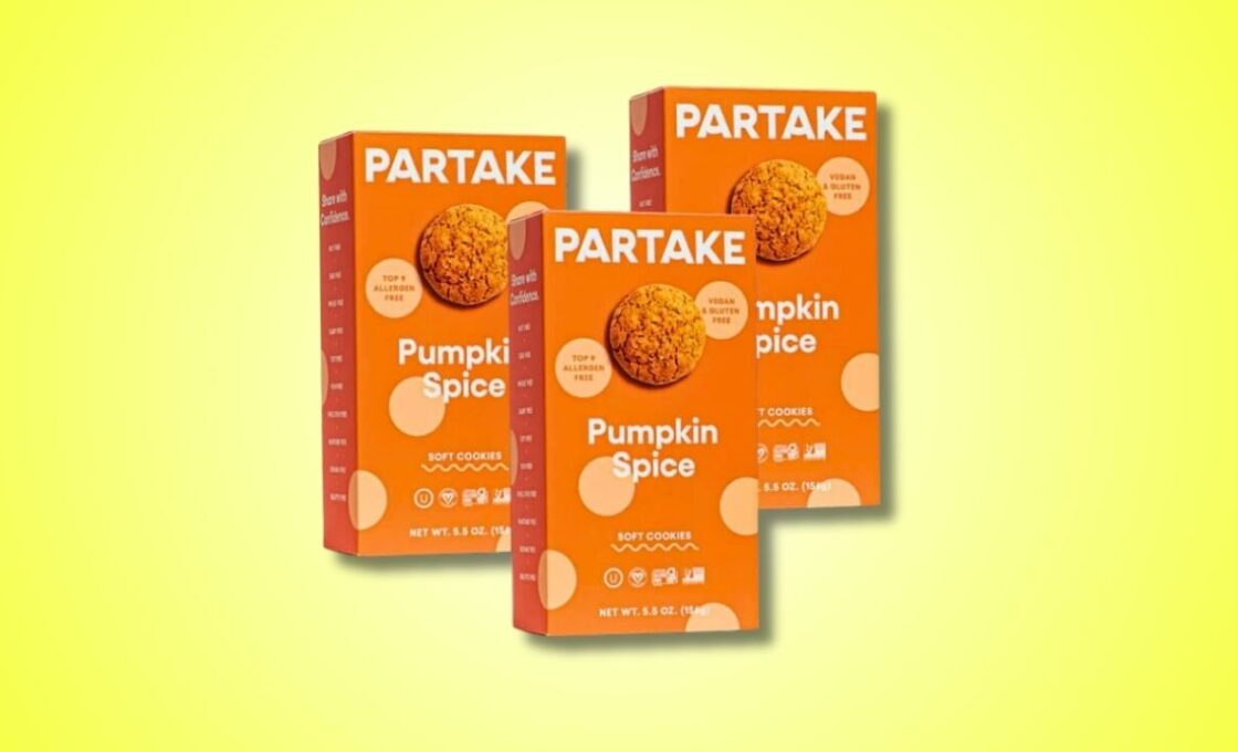 Partake Foods Soft-Baked Pumpkin Spice Cookies