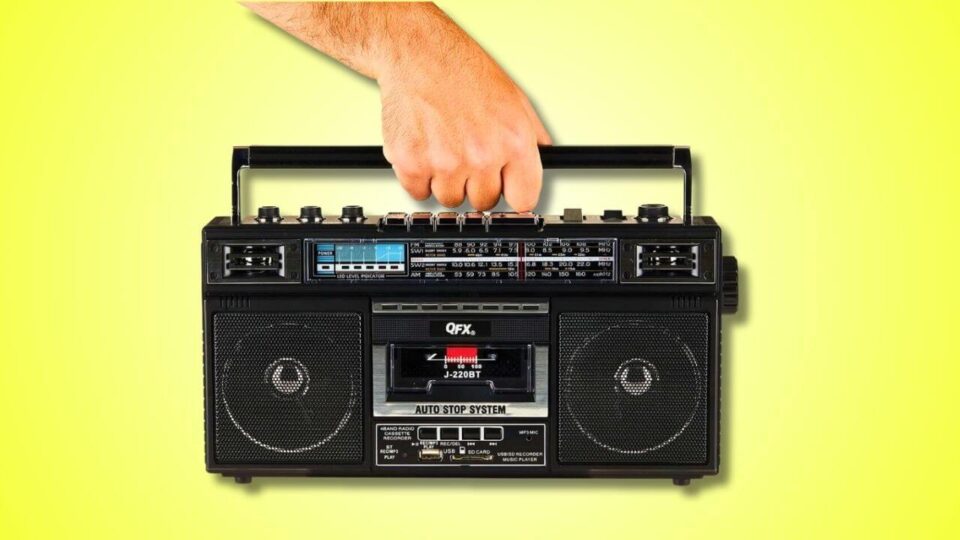 QFX Retro Boombox Converts Old Cassette Tapes into MP3s