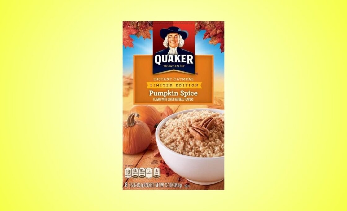 Quaker Limited Edition Pumpkin Spice Instant Oatmeal