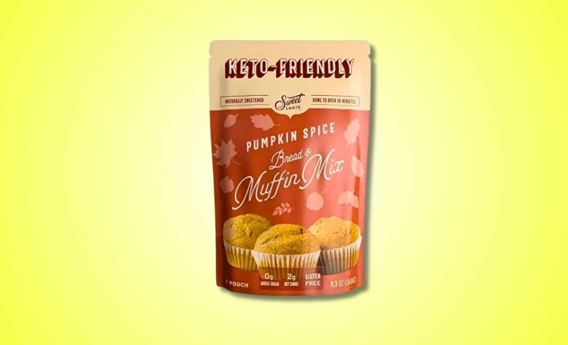 SWEET LOGIC Keto-Friendly Pumpkin Spice Bread & Muffin Mix