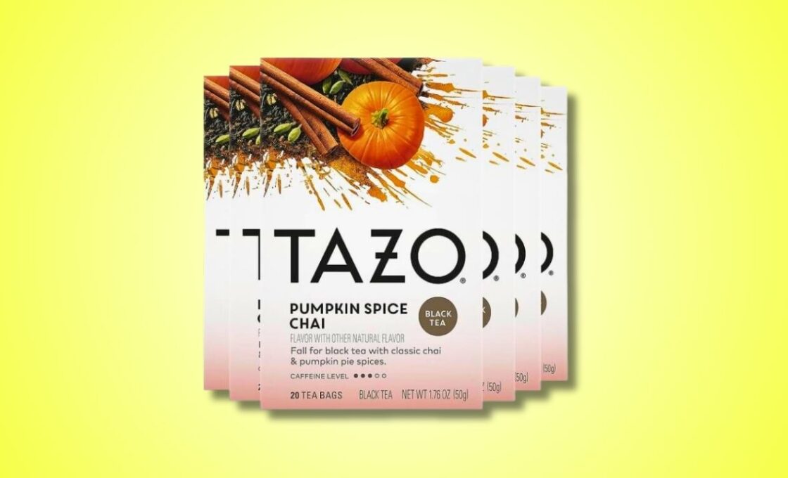 TAZO Pumpkin Spice Chai Black Tea Bags