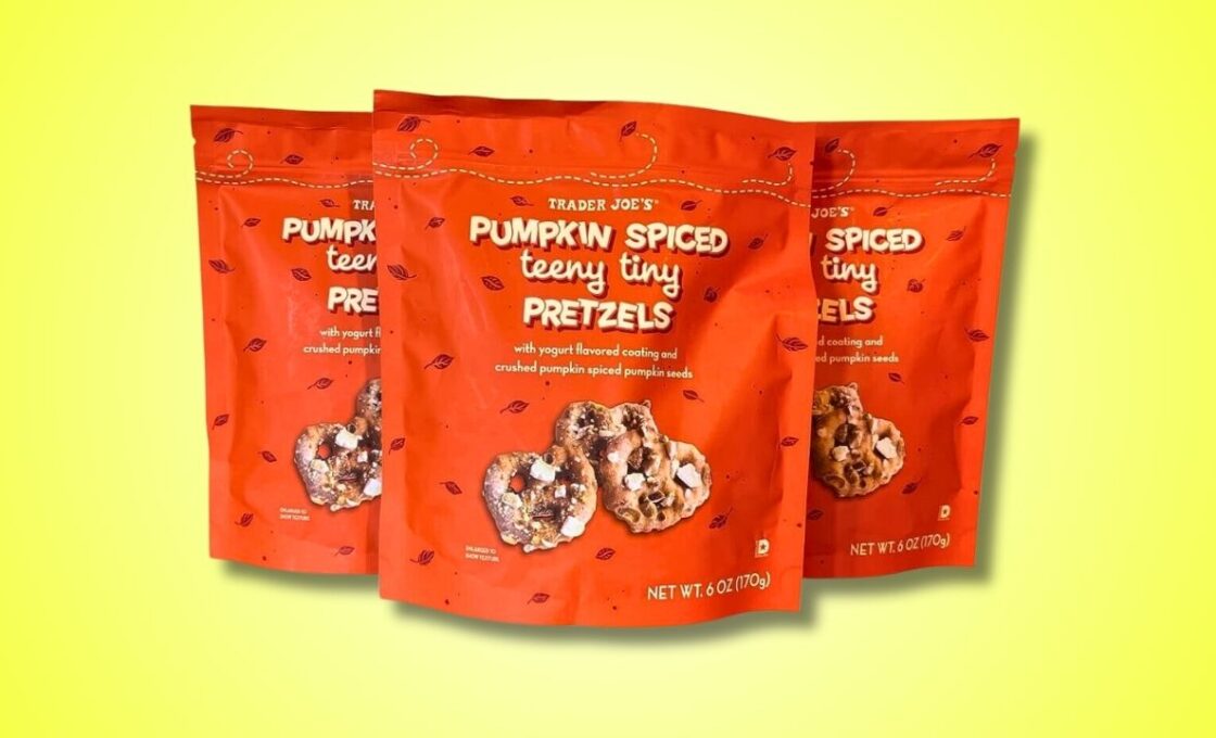 Trader Joe's Pumpkin Spiced Teeny Tiny Pretzels