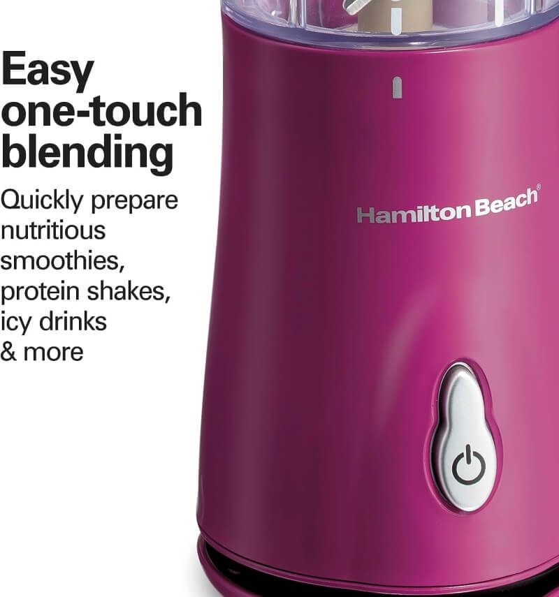Hamilton Beach Corded Portable Blender Provides Powerful Blending on the Go