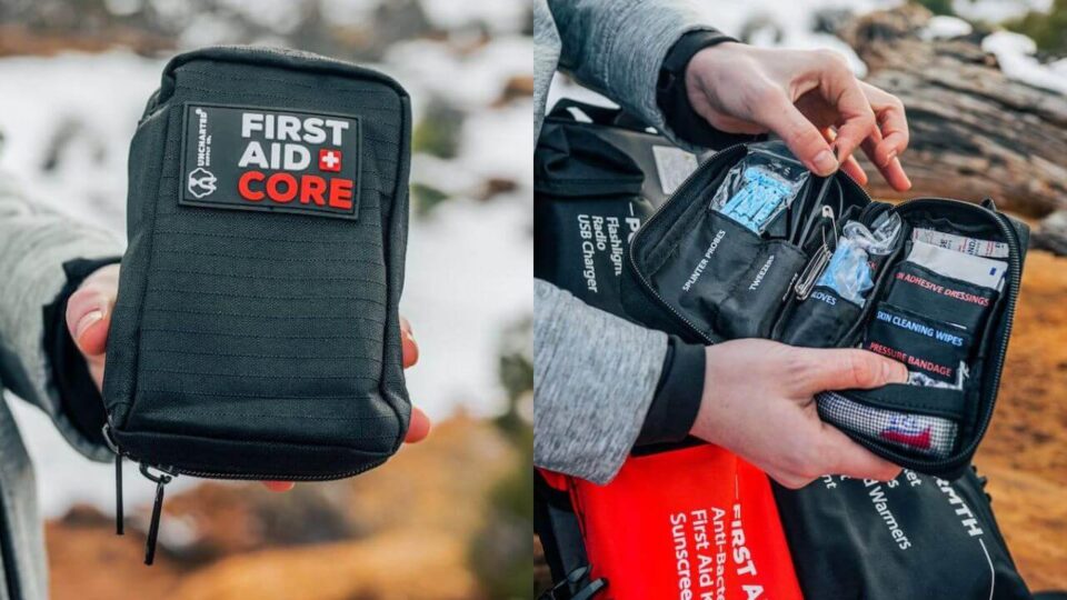 Uncharted Supply Co. First Aid Core Kit Contains Essential Items for Emergencies
