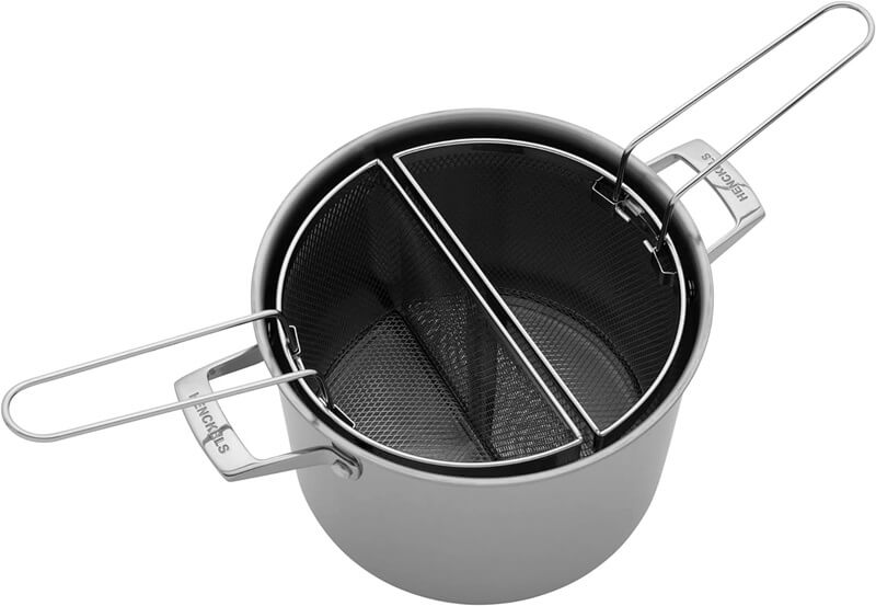 Henckels Dual Colander Pot Allows You to Cook Multiple Items at One Time