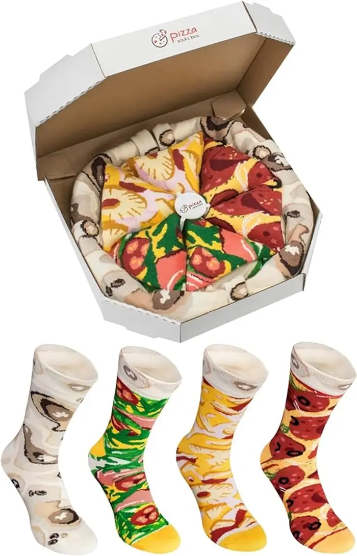 Pizza Box Socks: A Deliciously Comfortable Gift Idea