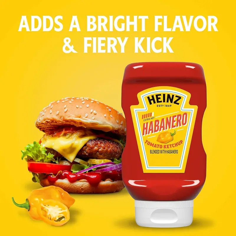 Heinz Habanero Tomato Ketchup Delivers Bold and Spicy Flavor to Your Favorite Foods