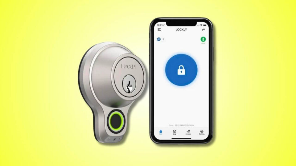 Lockly Flex Touch Smart Lock Let's You Access Your Home with Just Your Fingerprint