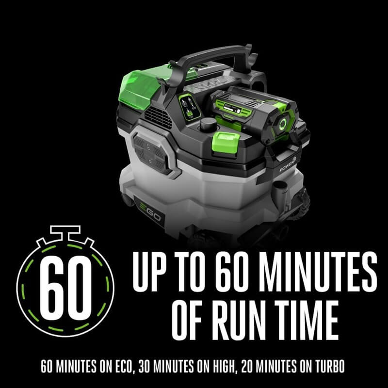 EGO 9 Gallon Wet/Dry Vacuum is a Powerful and Cordless Vacuum to Efficiently Clean Any Mess