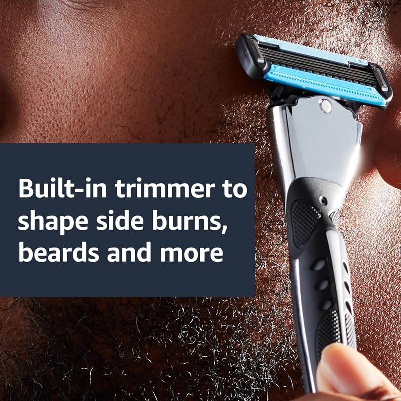 Amazon Basics 5-Blade MotionSphere Razor Provides the Perfect Shave, Every Time