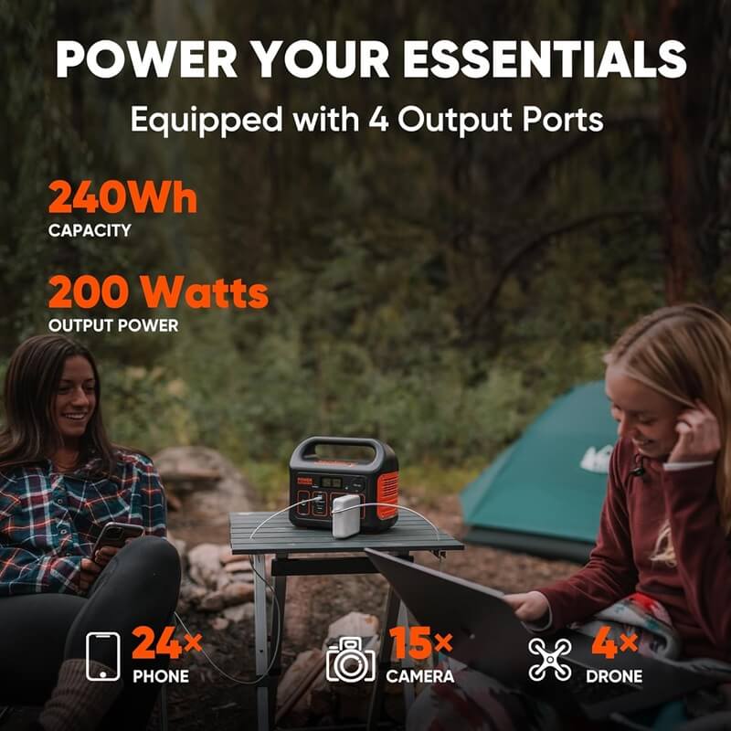 Jackery Explorer 240 Portable Power Station is a Convenient Tool for Emergency Preparedness