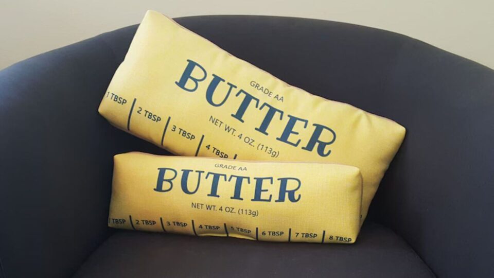 This Butter Pillow is the Perfect Gift for the Foodie in Your Life