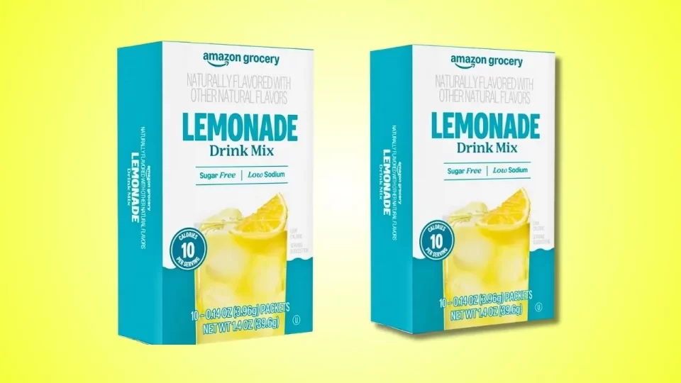 Amazon Grocery Lemonade Drink Mix Packets